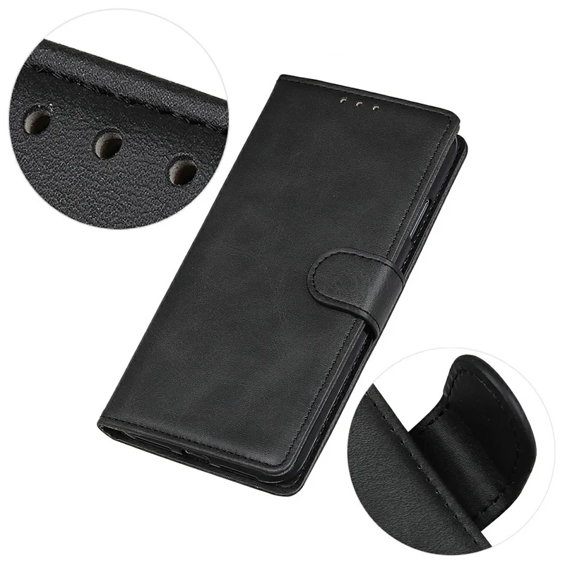Til Xiaomi 17T Pro Case Kuetsstruktur Læder Wallet Ståfunktion Telefonbeskyttelse - Sort