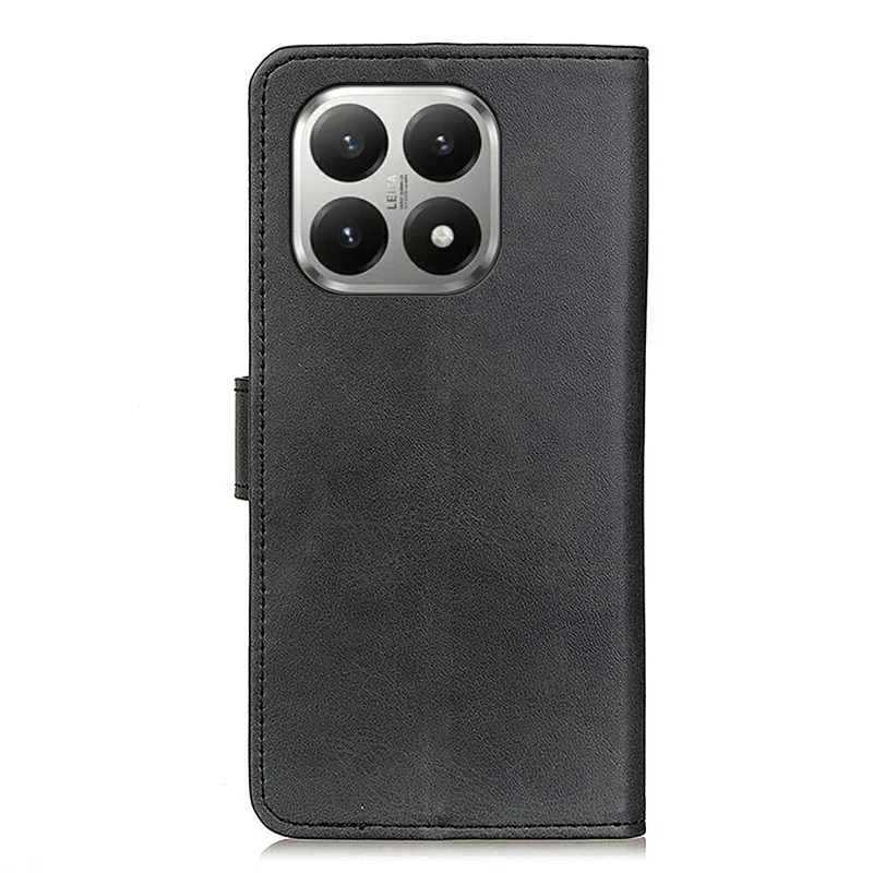 Til Xiaomi 17T Pro Case Kuetsstruktur Læder Wallet Ståfunktion Telefonbeskyttelse - Sort