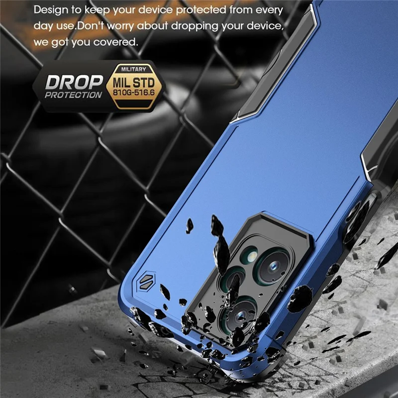 For Realme 9 Pro 5G / 9 5G / V25 Flexible TPU Hard PC Drop Protective Case Silky Touch Non-Slip Grip Phone Cover - White