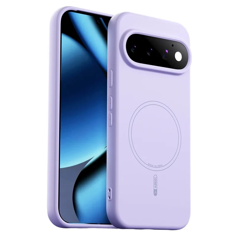 ABEEL For Google Pixel 11 / Pixel 11 Pro Magnetic Case Skin Touch Liquid Silicone Phone Back Cover - Purple