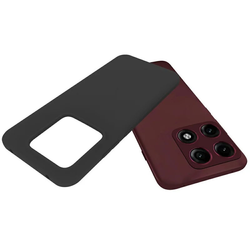 For Motorola Edge 70 Pro 5G Case Matte Finish Soft TPU Phone Cover - Black