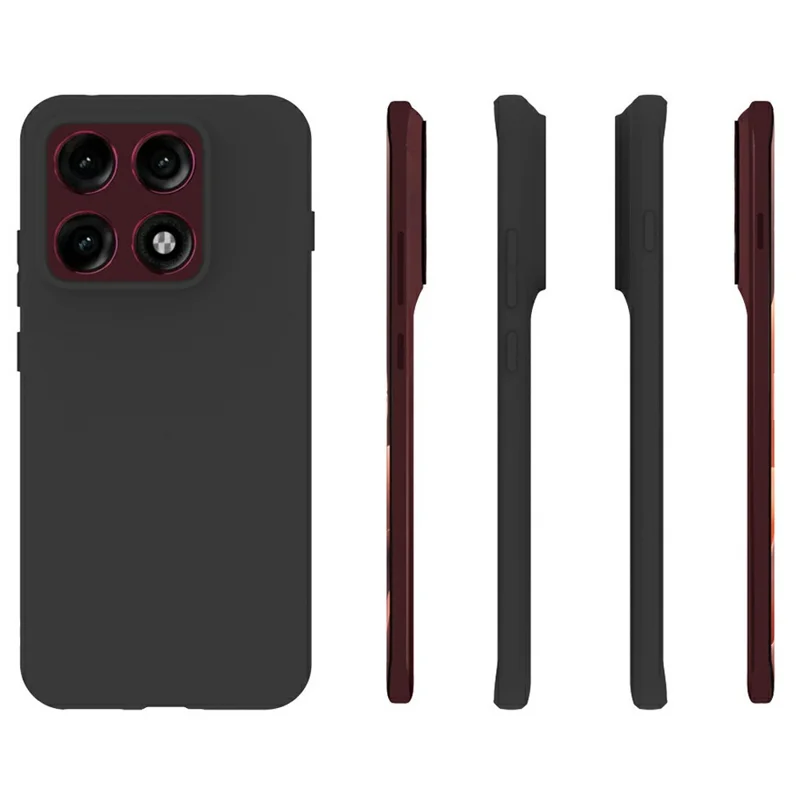 For Motorola Edge 70 Pro 5G Case Matte Finish Soft TPU Phone Cover - Black