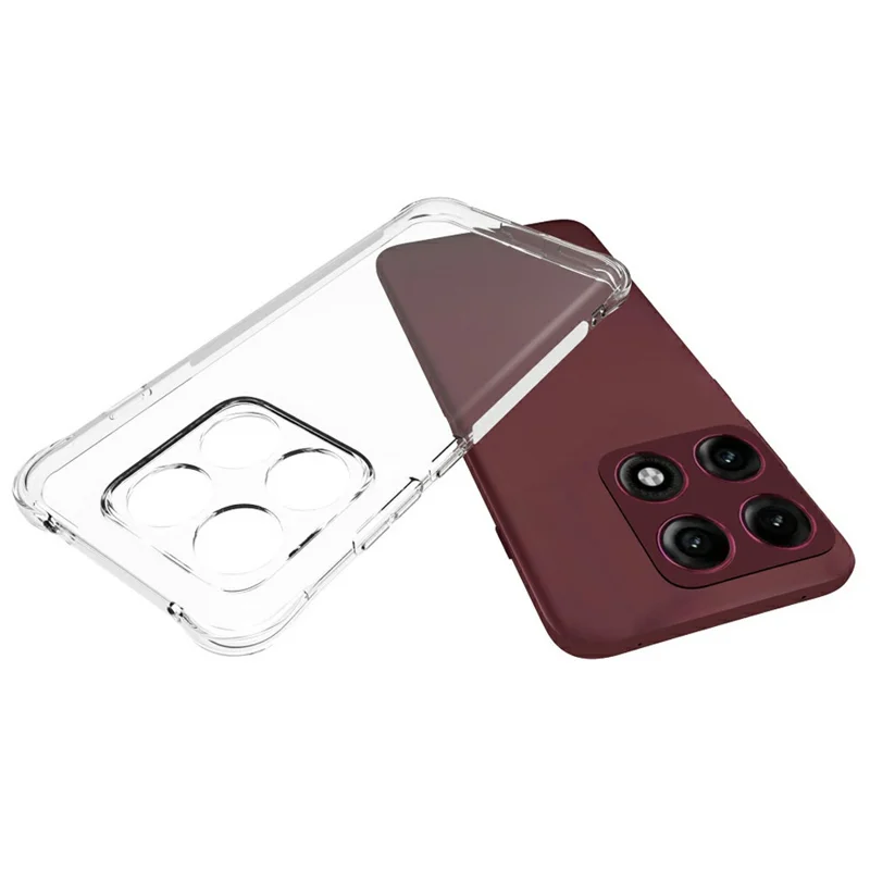 For Motorola Edge 70 Pro 5G TPU Case Non Slip Anti Drop Phone Cover - Transparent