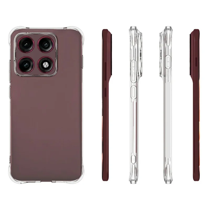 For Motorola Edge 70 Pro 5G TPU Case Non Slip Anti Drop Phone Cover - Transparent