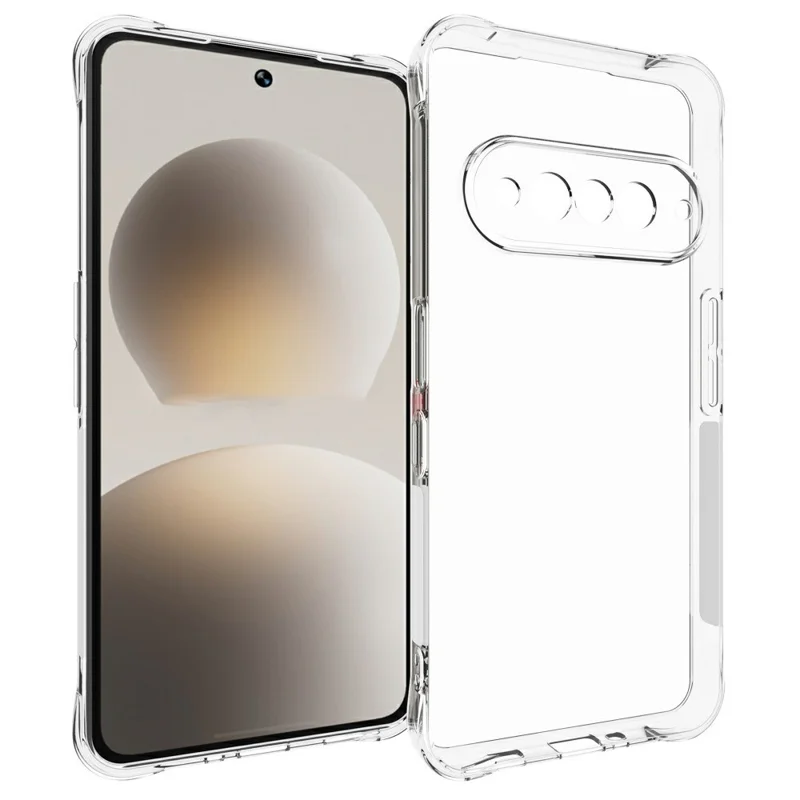 For SoftBank Natural AI Phone TPU Case Non Slip Anti Drop Phone Cover - Transparent