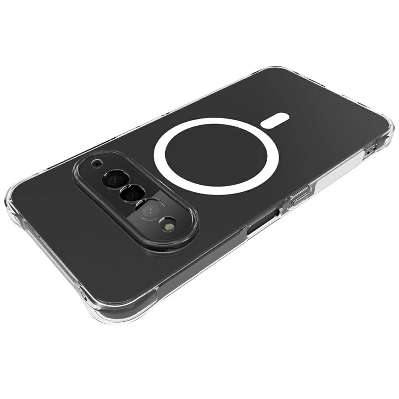 Bulk Purchasing for SoftBank Natural AI Phone Magnetic Case TPU Anti-drop Phone Back Cover - Transparent