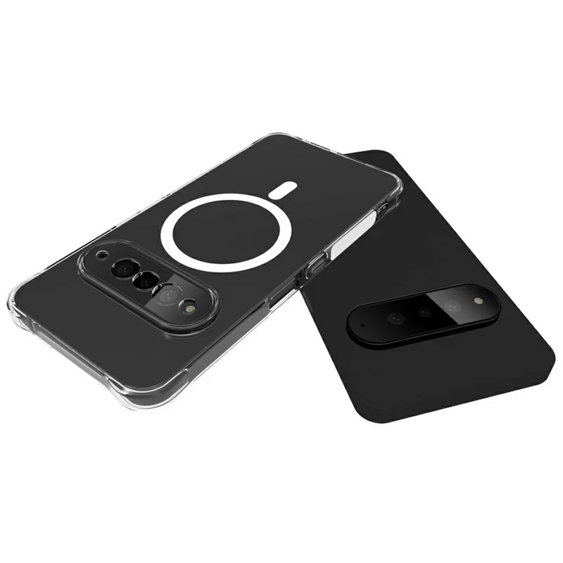 Bulk Purchasing for SoftBank Natural AI Phone Magnetic Case TPU Anti-drop Phone Back Cover - Transparent