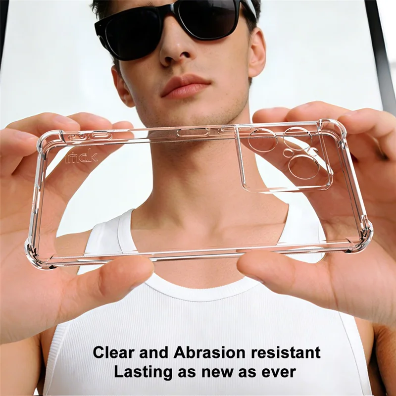 IMAK For Sony Xperia 1 VIII Case TPU Phone Cover Airbag Shockproof Protection - Transparent