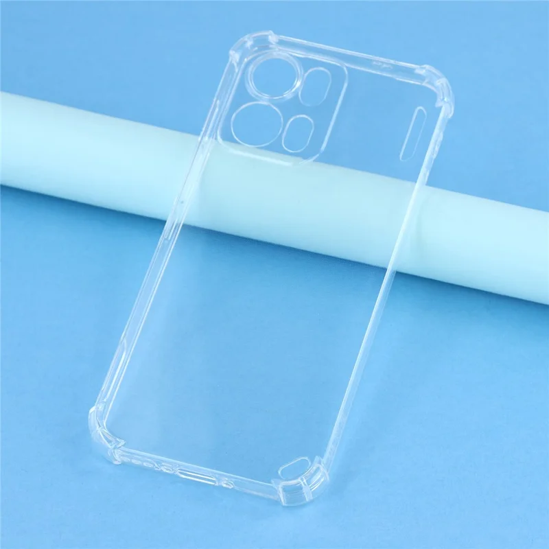 Capa de Telemóvel Transparente em TPU para Oppo K15 Pro+ 5G, com Cantos Reforçados e à Prova de Quedas