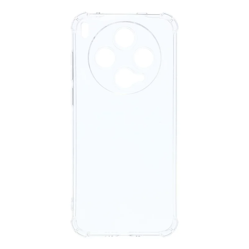 Für vivo X300s 5G TPU-Hülle verstärkte Ecken stoßfester Handy-Schutz - Transparent