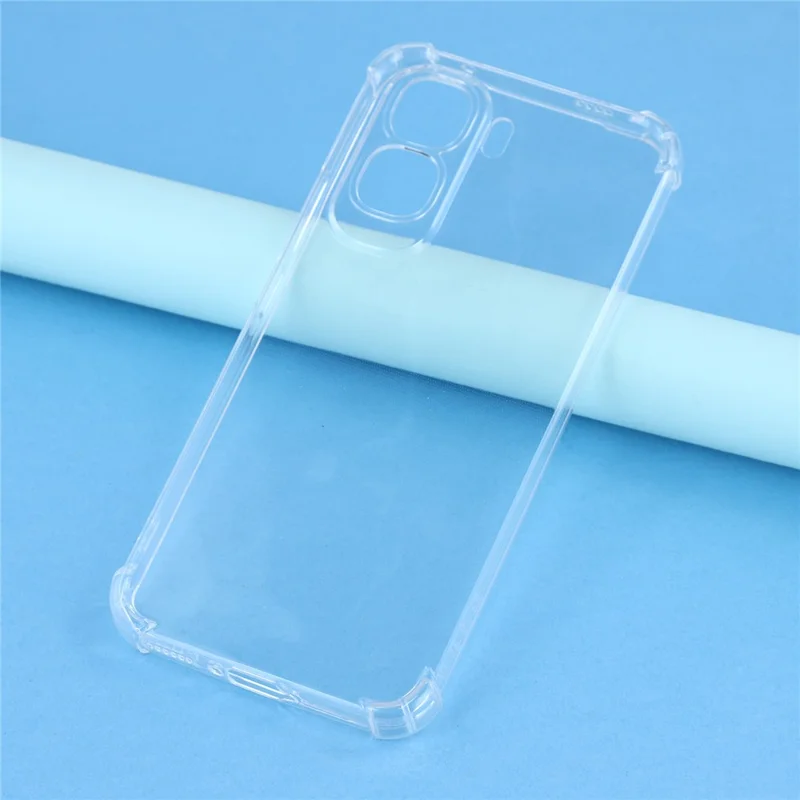 Für vivo T5 Pro 5G TPU-Hülle verstärkte Ecken stoßfestes Handycover - Transparent
