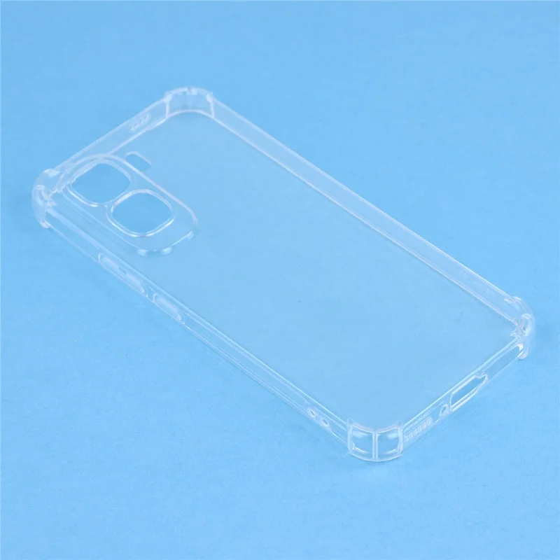 Für vivo T5 Pro 5G TPU-Hülle verstärkte Ecken stoßfestes Handycover - Transparent