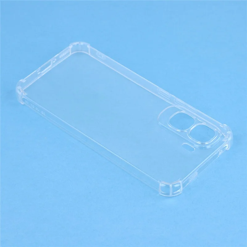 Für vivo T5 Pro 5G TPU-Hülle verstärkte Ecken stoßfestes Handycover - Transparent