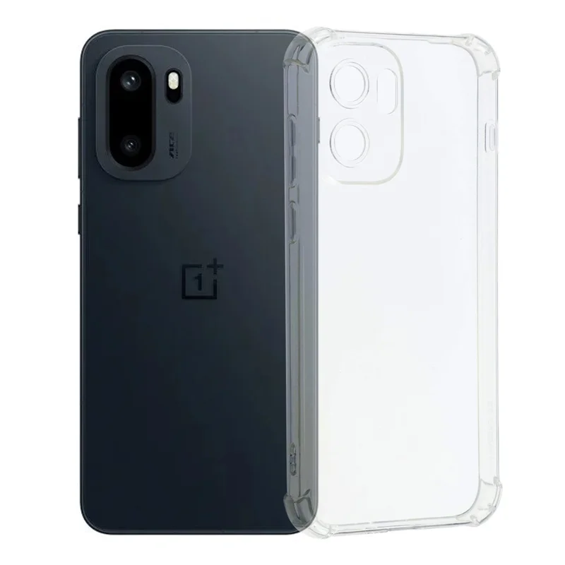 For OnePlus Ace 6 Ultra 5G TPU Case Reinforced Corners Drop-proof Phone Cover - Transparent