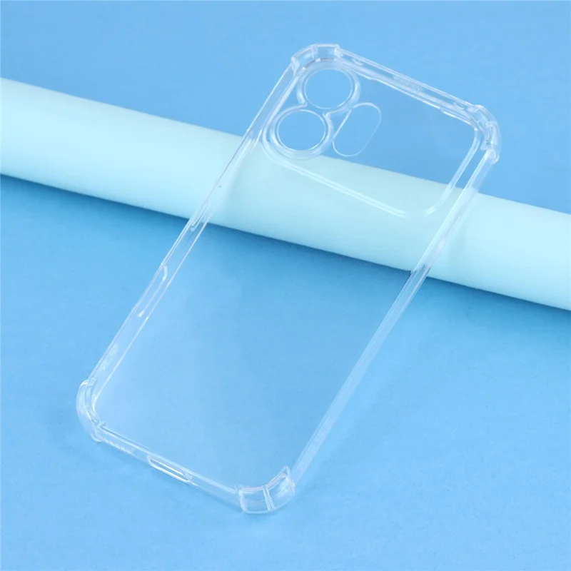 For Honor 600 5G TPU Case Forstærkede Hjørner Modstødtællende Telefonbeskyttelse - Transparent