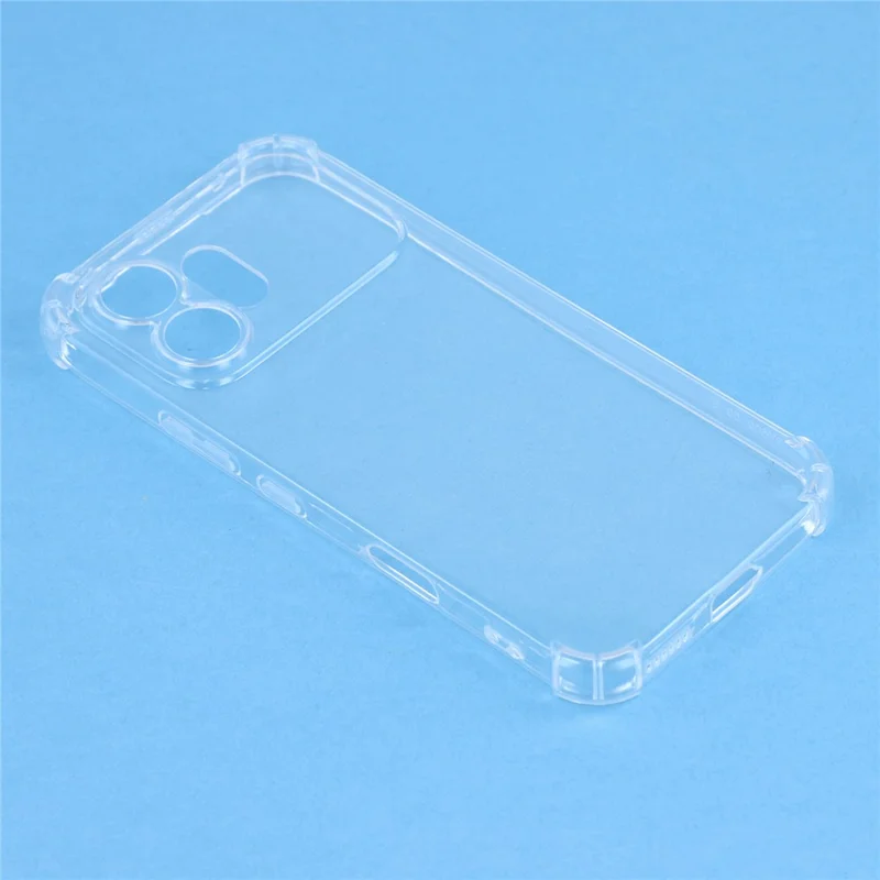 For Honor 600 5G TPU Case Forstærkede Hjørner Modstødtællende Telefonbeskyttelse - Transparent