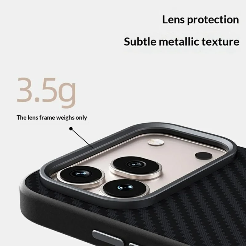 ABEEL For Honor 600 5G / 600 Pro 5G Magnetic Case Carbon Fiber Texture Phone Back Cover - Black