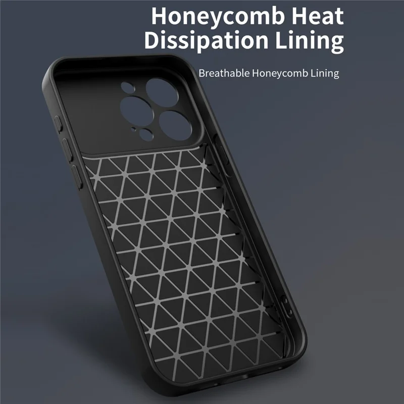 Für iPhone 15 Pro Hülle mit schiebbarer Kameraabdeckung, Ring-Ständer PC + TPU Handyhülle - Dunkelblau