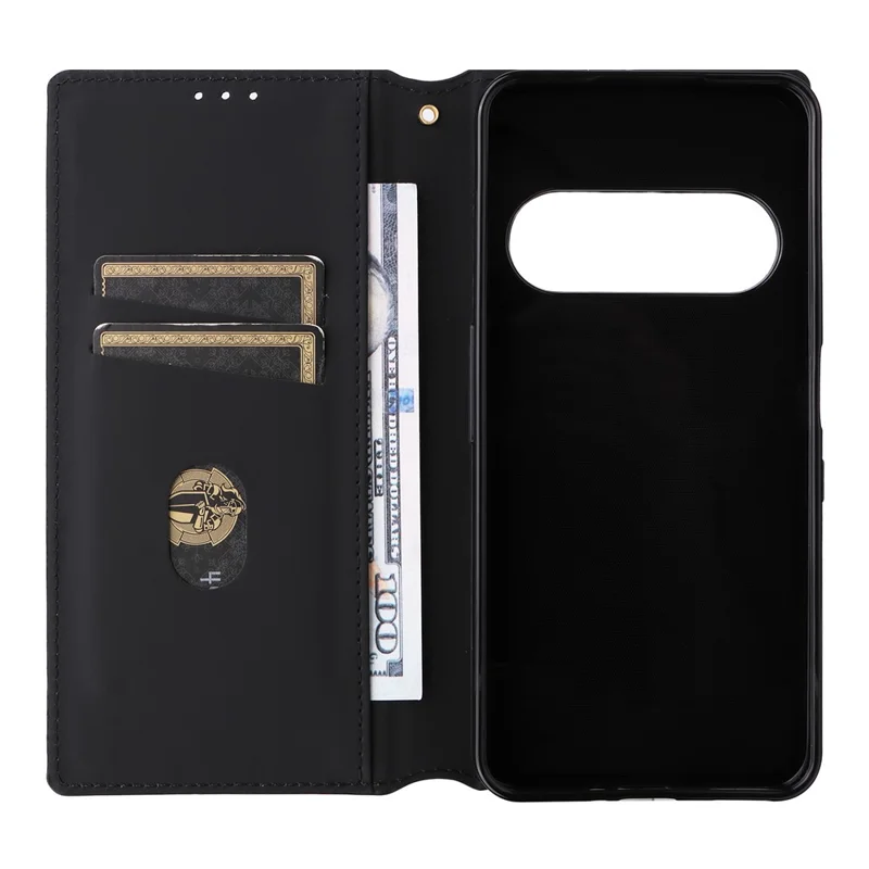 For SoftBank Natural AI Phone Case Wallet Rhombus Imprinted PU Leather Phone Cover - Silver