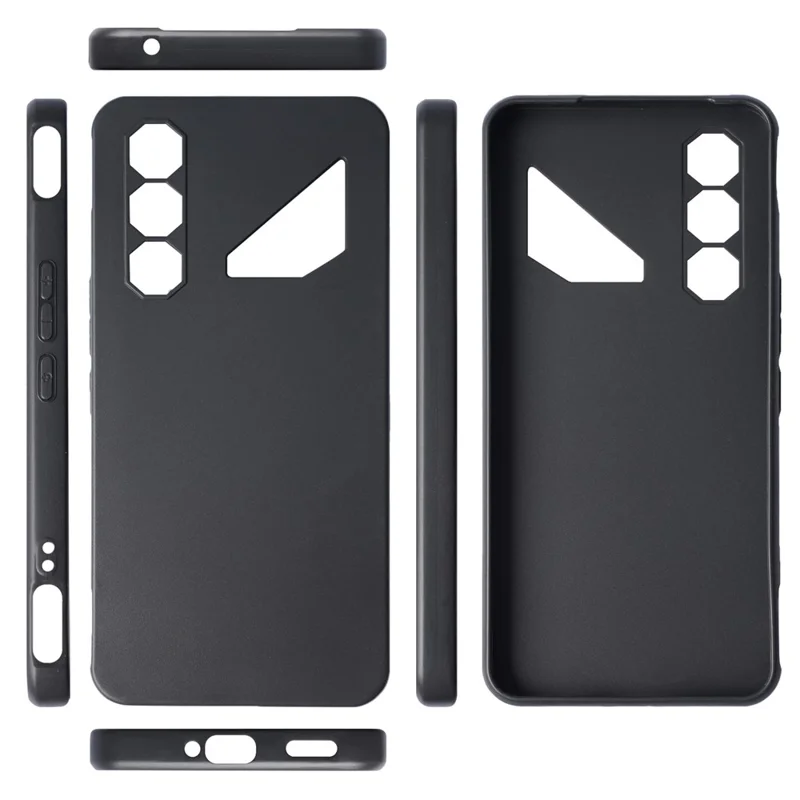 Bulk Purchasing For ZTE nubia Neo 5 Pro 5G Case Precise Cutouts 1.2mm TPU Matte Phone Cover - Black