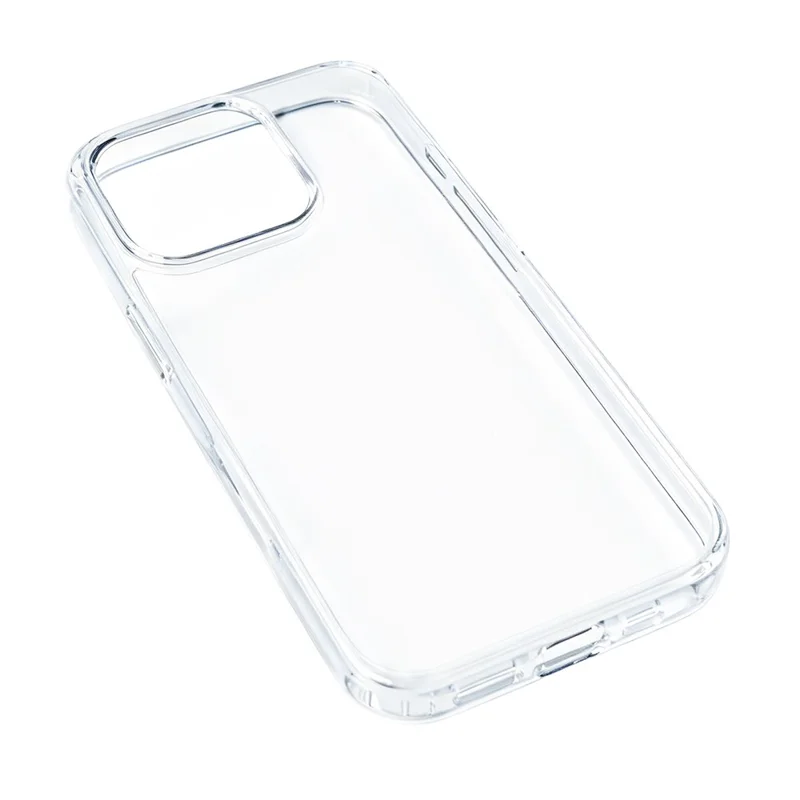 COTECi pour iPhone 16 Pro Max Coque Transparente Découpe pour Appareil Photo AI Résistante aux Chocs avec Dos en PC TPU