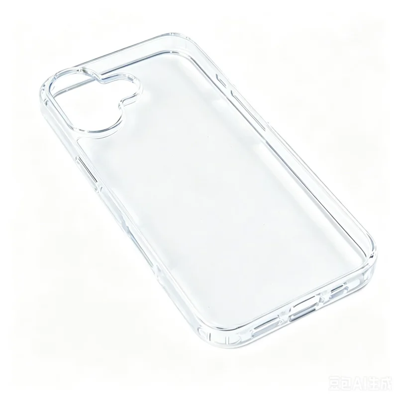 COTECi For iPhone 16 Plus Clear Phone Case AI Camera Cutout Shockproof TPU PC Back Cover