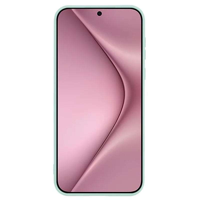 Coque pour Huawei Pura 90 Pro Max, coque arrière en TPU souple avec doublure intérieure anti-rayures en fibre - Bleu bébé