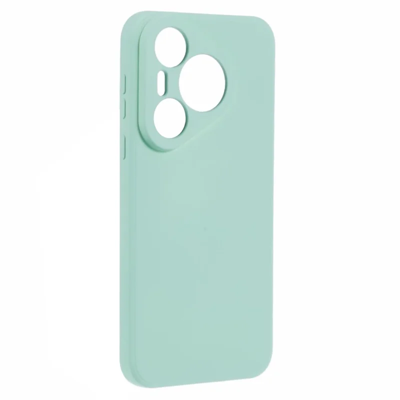 Coque pour Huawei Pura 90 Pro Max, coque arrière en TPU souple avec doublure intérieure anti-rayures en fibre - Bleu bébé