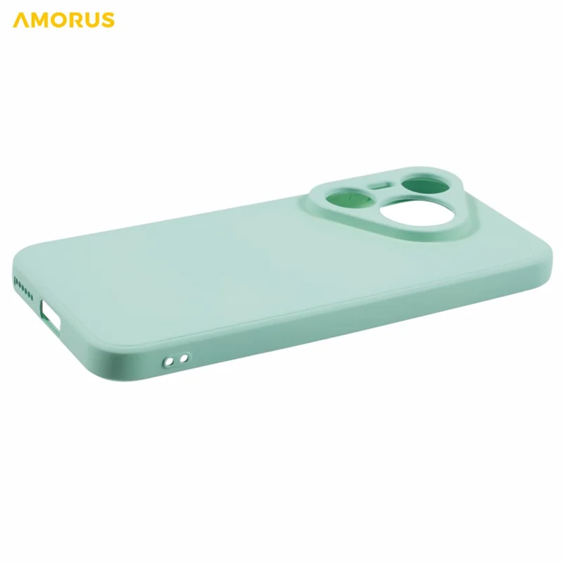AMORUS For Huawei Pura 90 Pro Max Case Precise Cutouts TPU Fiber Lining Shockproof Phone Cover - Baby Blue