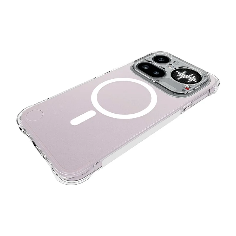 For Nothing Phone (4a) Pro Magnetic Case TPU Anti-drop Phone Back Cover - Transparent