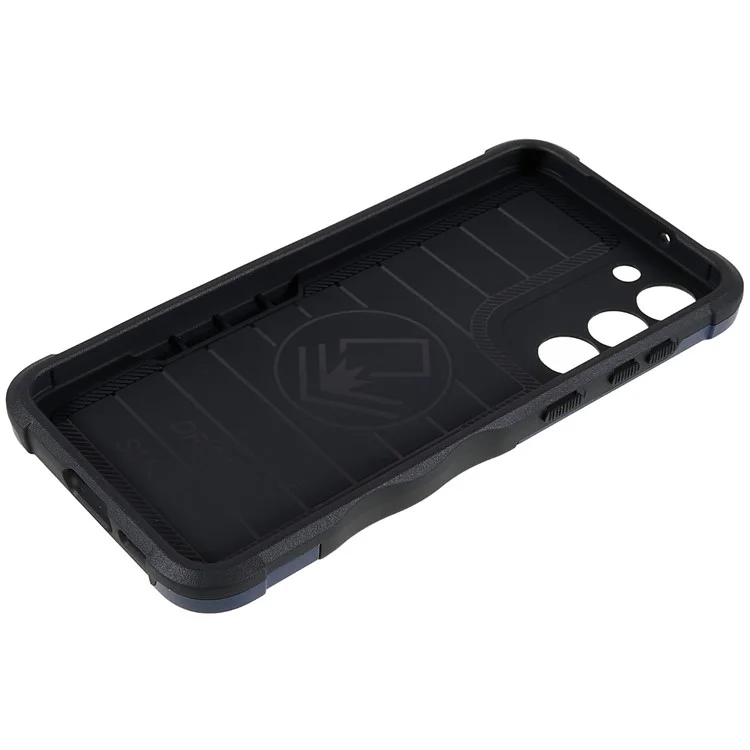 For Samsung Galaxy S23+ Protective Phone Case PC Back + Soft TPU Scratch-resistant Phone Cover - Blue