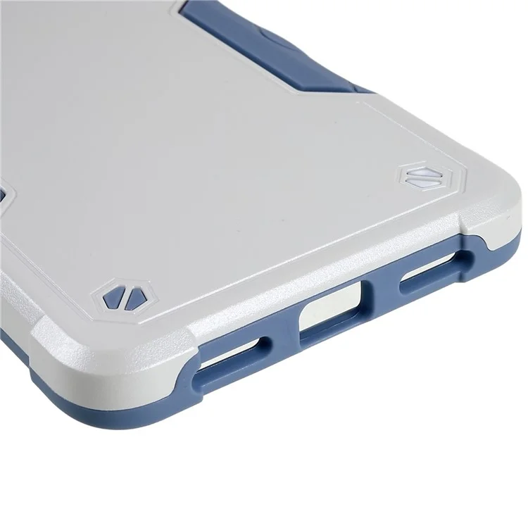 Pour Google Pixel 7 5G Hard PC + Soft TPU TPU Apporter Cas de Protection Anti-slip Protection Cover de Back - Blanche