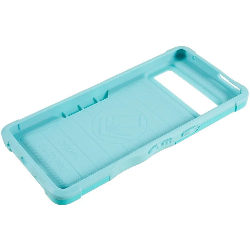 For Google Pixel 7 Pro 5G Shockproof TPU Hard PC Drop-Proof Shell Anti-Slip Comfortable Grip Defender Phone Case - Mint Green