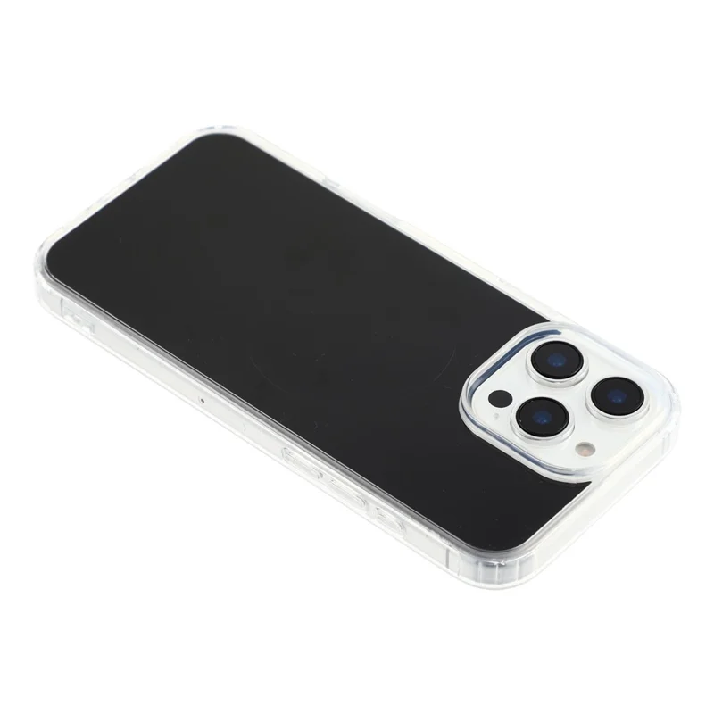 Coque magnétique pour iPhone 16 Pro - Housse de protection résistante aux chutes en PC + TPU - Noir