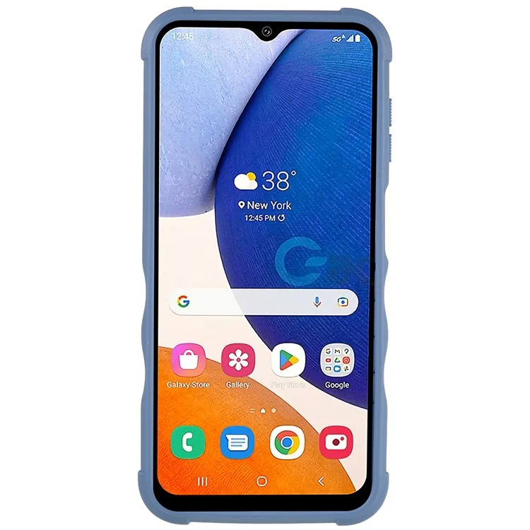 Para Samsung Galaxy A14 5G / 4G Anti-fall Back Protector Case Anti-slip Grip PC + TPU Protective Phone Cover - Branco