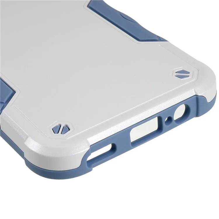 Para Samsung Galaxy A14 5G / 4G Anti-fall Back Protector Case Anti-slip Grip PC + TPU Protective Phone Cover - Branco