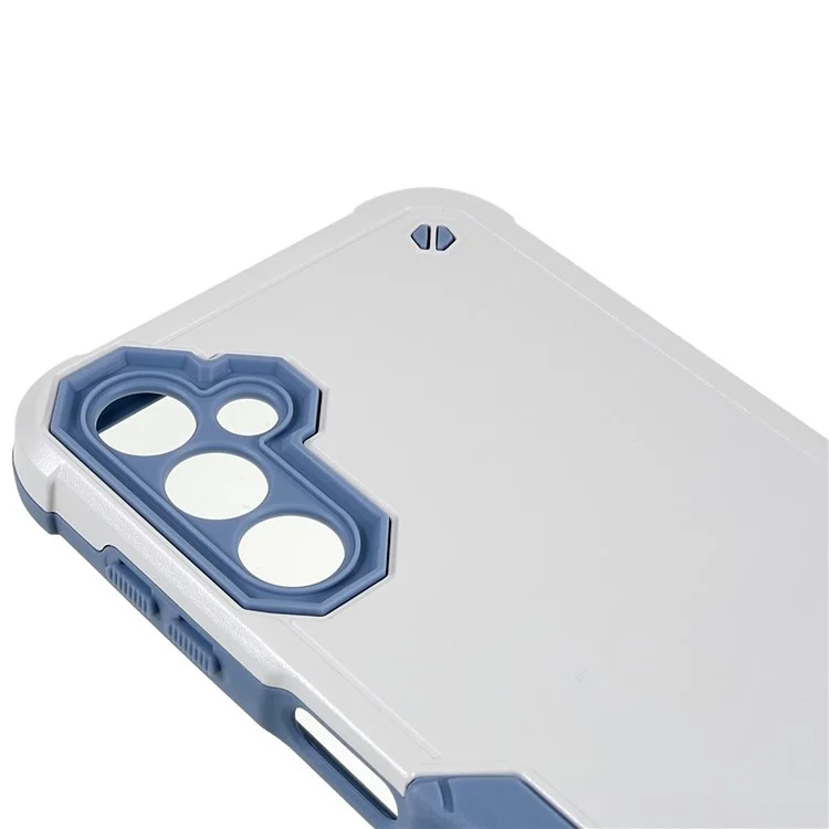Para Samsung Galaxy A14 5G / 4G Anti-fall Back Protector Case Anti-slip Grip PC + TPU Protective Phone Cover - Branco