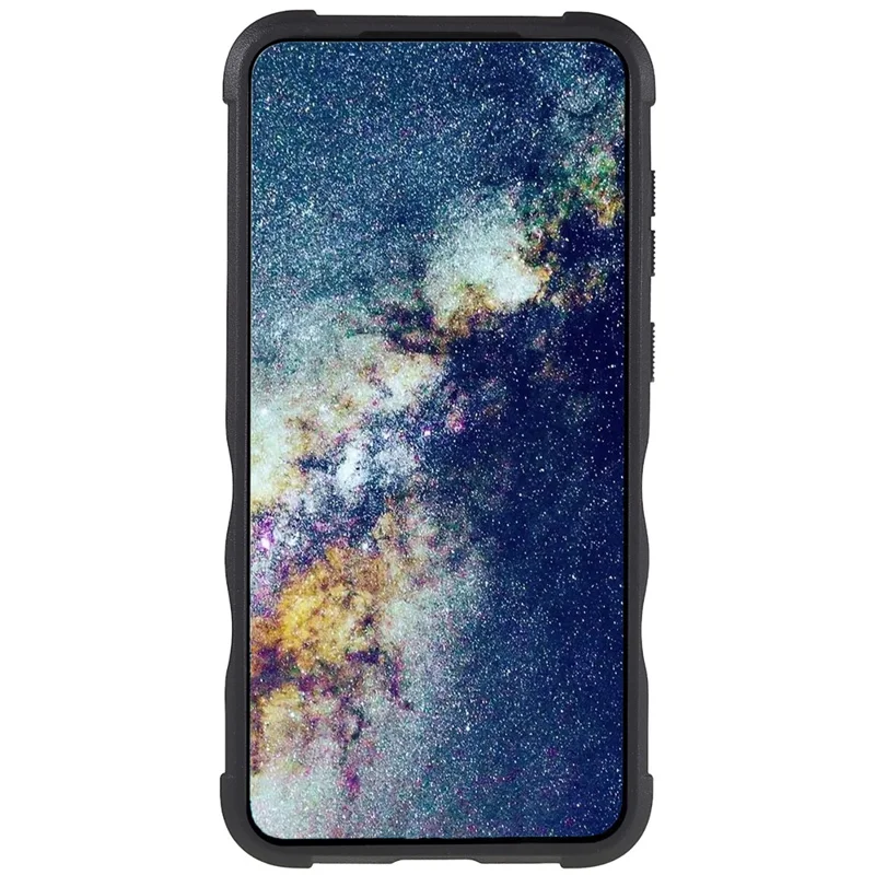 For Samsung Galaxy S23 Drop-proof  Phone Case PC Back + Soft TPU Cell Phone Cover - Blue