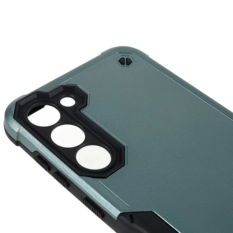For Samsung Galaxy S23 Drop-proof  Phone Case PC Back + Soft TPU Cell Phone Cover - Green