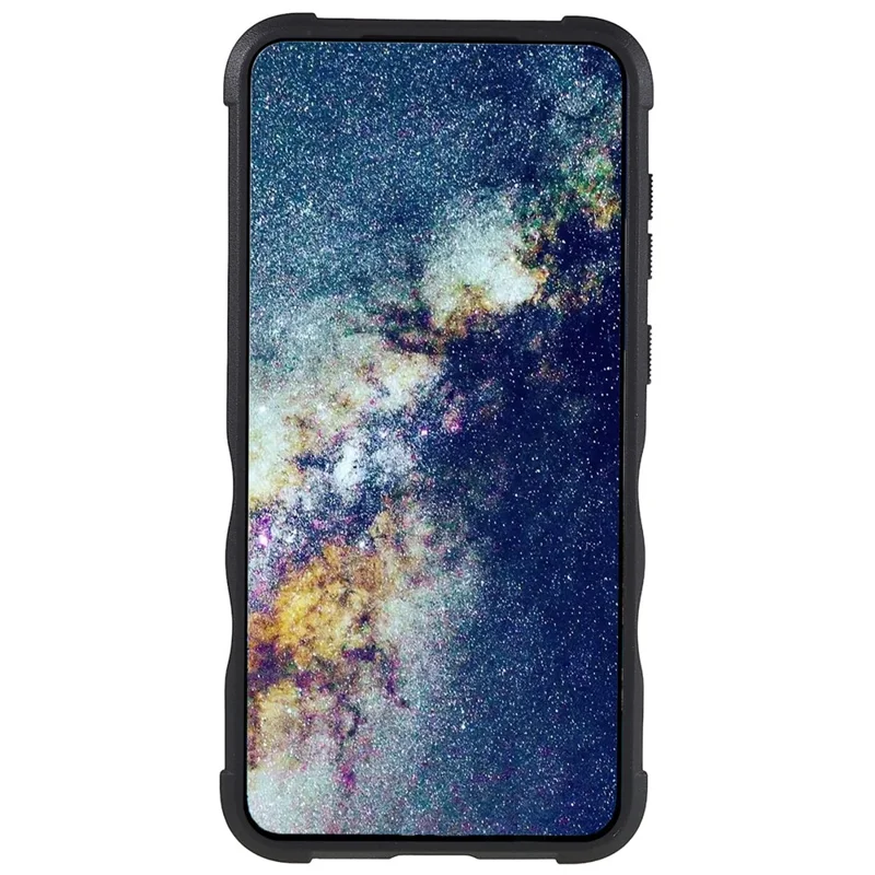 For Samsung Galaxy S23 Drop-proof  Phone Case PC Back + Soft TPU Cell Phone Cover - Red