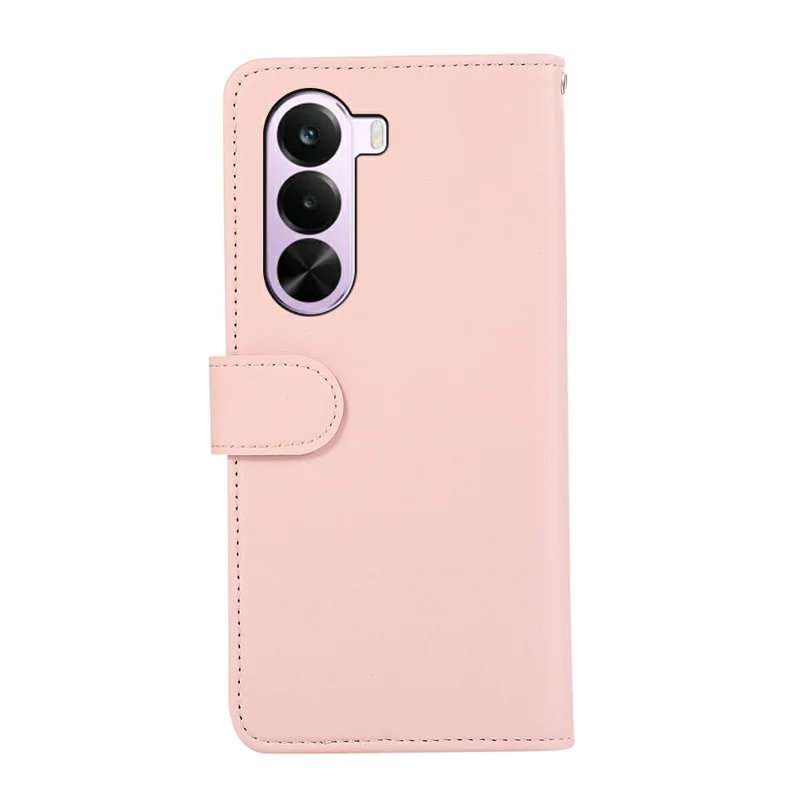 Funda para OnePlus Nord CE6 Lite 5G con bloqueo RFID, carcasa de cuero, color rosa