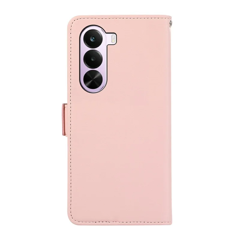 ABEEL Funda para OnePlus Nord CE6 Lite 5G, funda de cuero con billetera y protección contra bloqueo RFID - Rosa