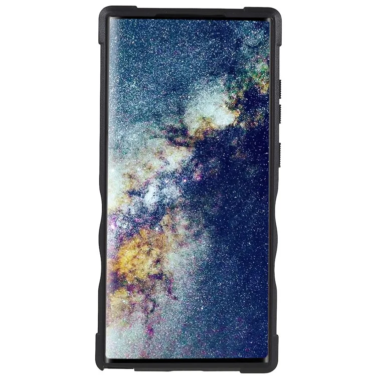 Para Samsung Galaxy S23 Ultra Anti-drop Shockproof Case Anti-slip Grip PC + TPU Protective Phone Cover - Azul