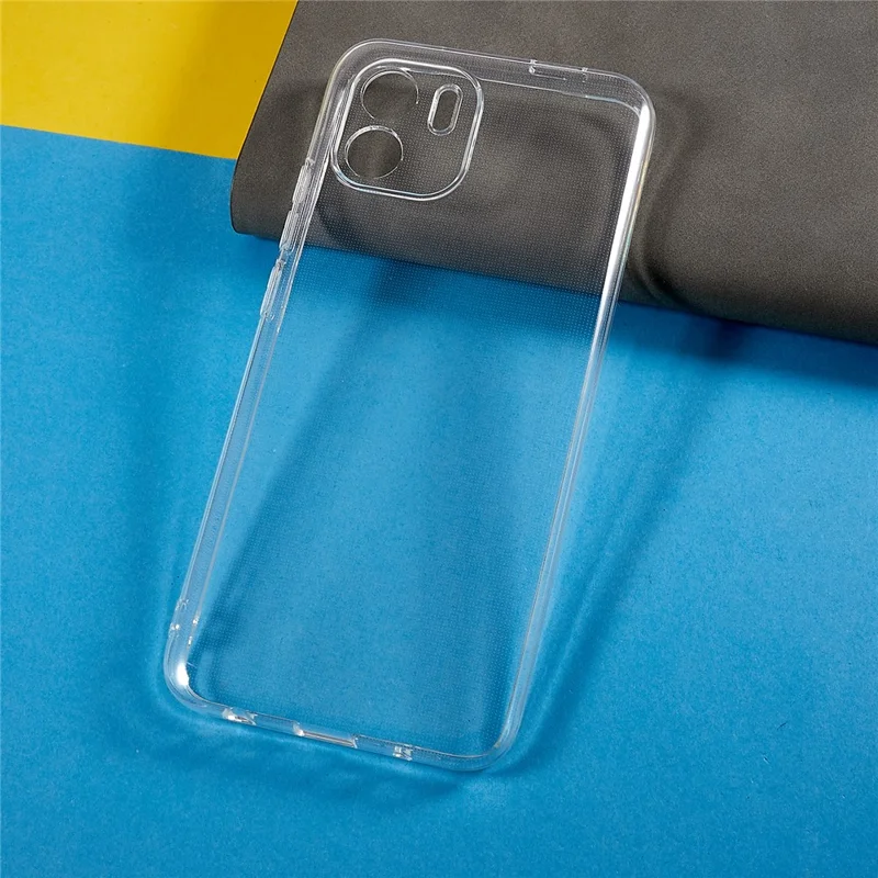 For Xiaomi Redmi A1 4G / A2 4G 2.0mm Thickness Watermark-Free TPU Phone Case Anti-Drop Transparent Cell Phone Cover
