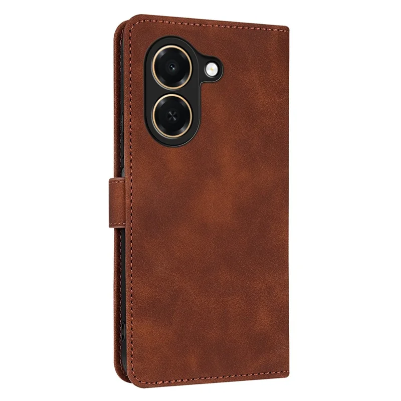 AZNS Funda para Honor Play 80 Plus 5G de Cuero PU, Funda con Cartera - Marrón