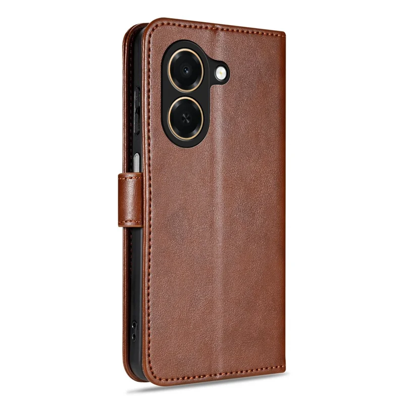 AZNS Custodia per Honor Play 80 Plus 5G Anti-Graffio con Supporto Portafoglio in Pelle PU - Marrone