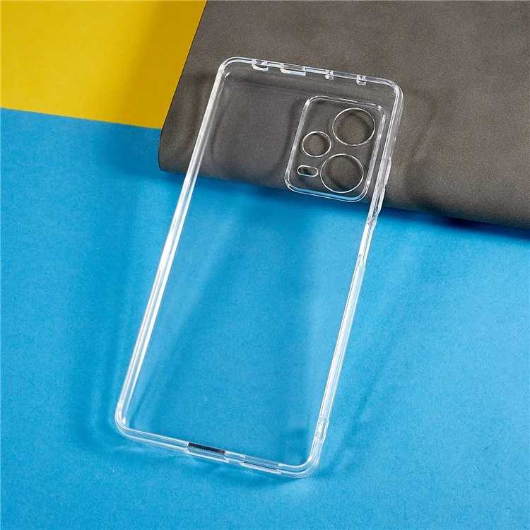 Tampa de Telefone Celular Protetora Para Xiaomi Redmi Nota 12 Pro+ 5g de 2,0 mm de Espessura na Capa de Telefone TPU Transparente Sem Marca de Água