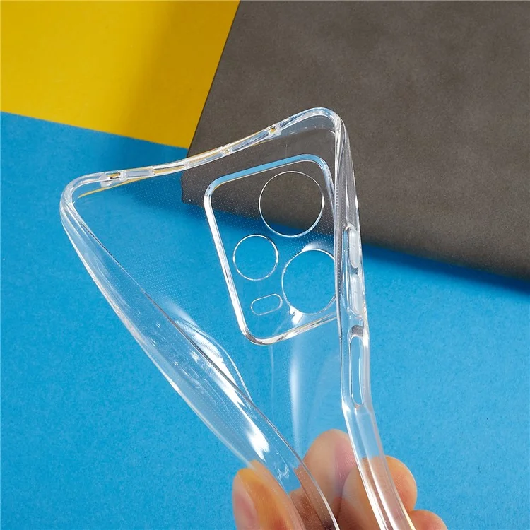 Tampa de Telefone Celular Protetora Para Xiaomi Redmi Nota 12 Pro+ 5g de 2,0 mm de Espessura na Capa de Telefone TPU Transparente Sem Marca de Água