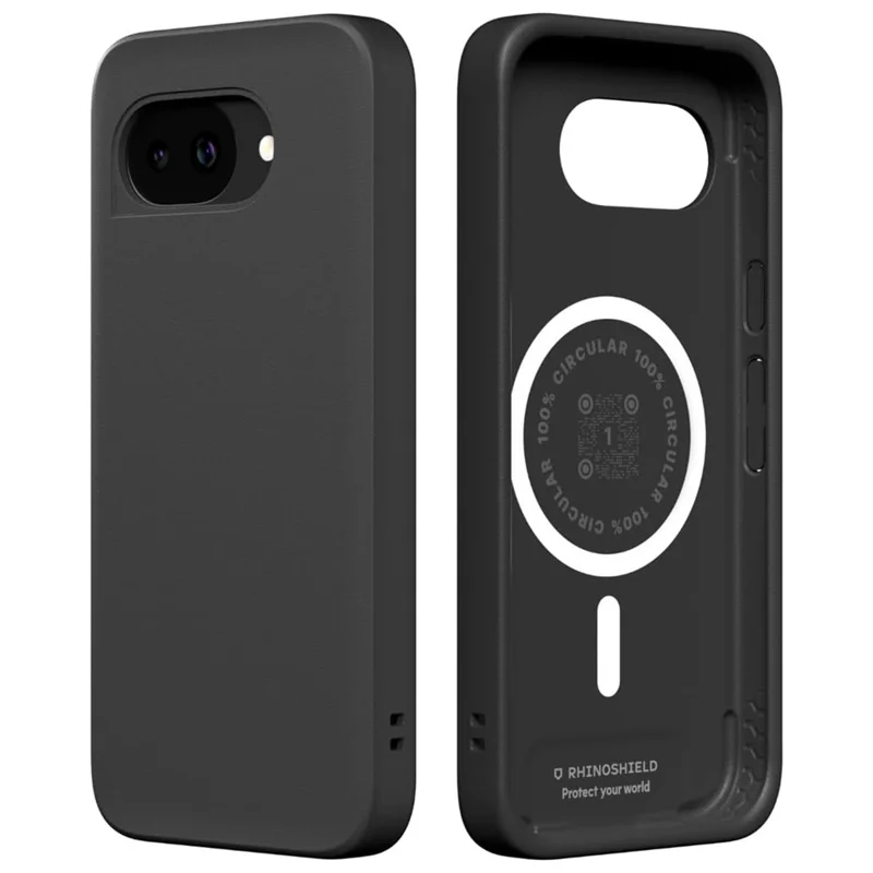 RHINOSHIELD SolidX-serie voor Google Pixel 10a magnetische hoes TPE schokbestendige telefoonhoes - Klassiek Zwart