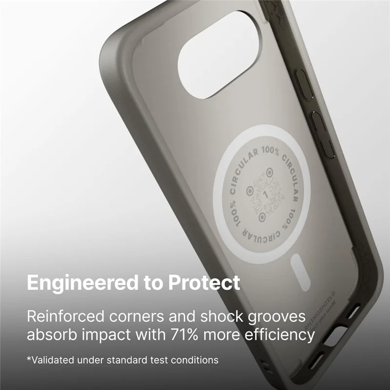 RHINOSHIELD SolidX-serie voor Google Pixel 10a magnetische hoes TPE schokbestendige telefoonhoes - Klassiek Zwart